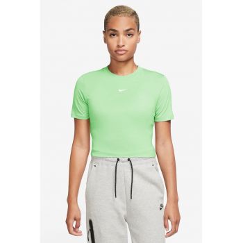 Tricou crop din amestec de modal