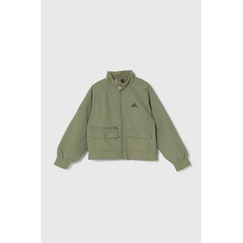 adidas geaca copii JAM WVKT culoarea verde, IV7043