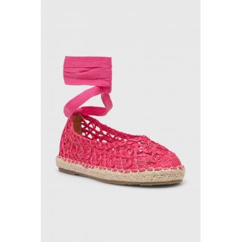 Answear Lab espadrile culoarea roz