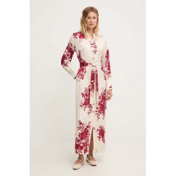 Answear Lab rochie culoarea alb, maxi, oversize
