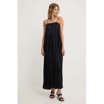 Answear Lab rochie culoarea negru, maxi, drept