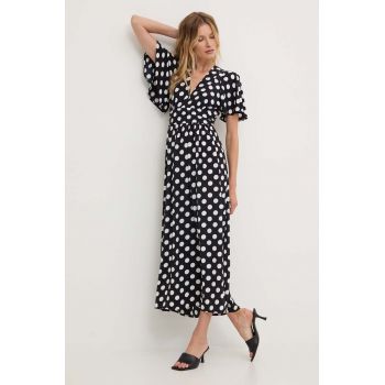 Answear Lab rochie culoarea negru, maxi, evazati