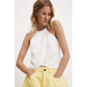 Answear Lab top culoarea alb, modelator