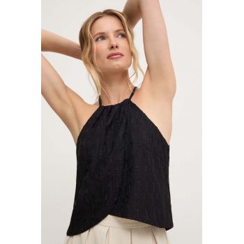 Answear Lab top culoarea negru, modelator