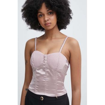 Artigli top culoarea roz, neted, AC38696