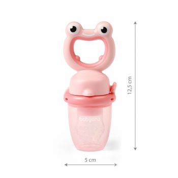 Dispozitiv hranire copii cu rasucire Babyono broscuta roz