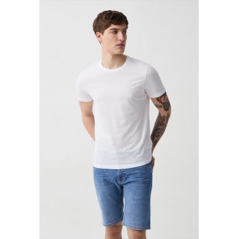 Bermude slim fit de denim