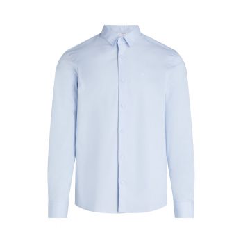 Camasa slim fit din amestec de bumbac organic