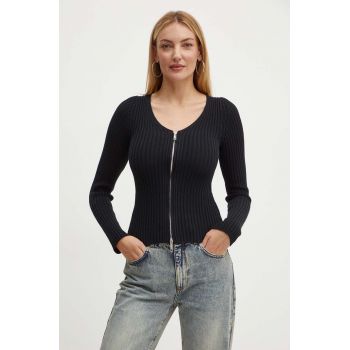 MAX&Co. cardigan femei, culoarea negru, light, 2426346011200