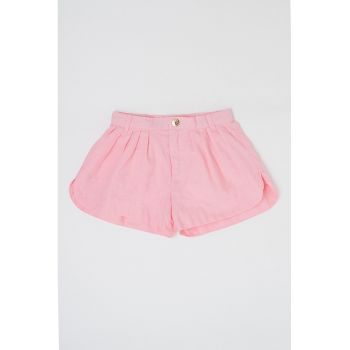 Pantaloni scurti din amestec de in