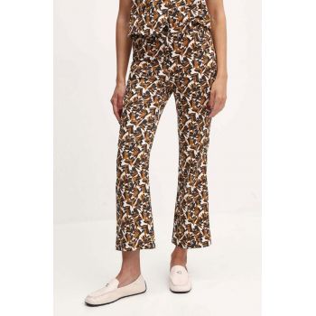 Weekend Max Mara pantaloni femei, evazati, high waist, 2415131013600