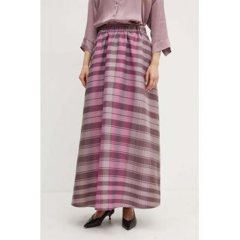 MAX&Co. fusta culoarea violet, maxi, evazati, 2426106071200