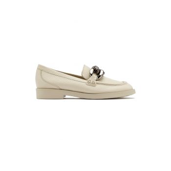 Pantofi loafer de piele cu detalii de lant Rosalia