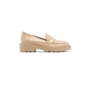 Pantofi loafer de piele ecologica Beatrice