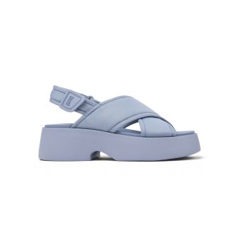 Sandale demi-wedge cu velcro 27215 Tasha