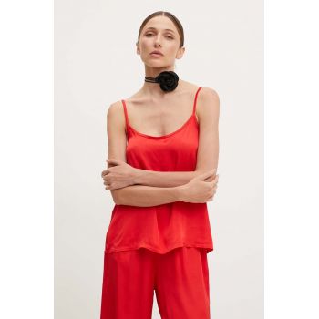 Answear Lab bluza femei, culoarea rosu, neted