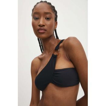 Answear Lab sutien de baie culoarea negru, cupa usor rigidizata