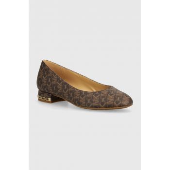 MICHAEL Michael Kors balerini June culoarea maro, 40T4JUFP1B 212