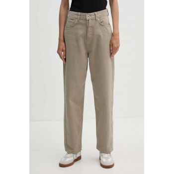 Pepe Jeans jeansi BARREL JEANS UHW femei high waist, PL204739YH3