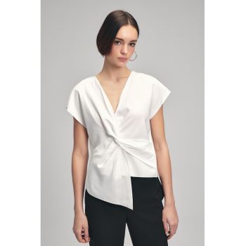 Bluza cu decolteu in V