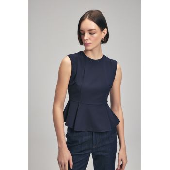Bluza cu terminatie cu peplum