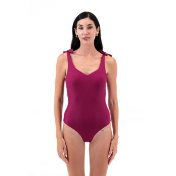 Costum de baie intreg cu decolteu in V