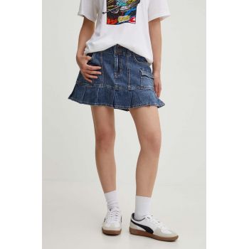 Hollister Co. fustă din denim mini, evazată, KI343-4149-278