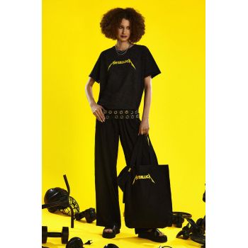 Medicine tricou din bumbac femei, culoarea gri