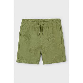 Pantaloni scurti cu imprimeu si snururi