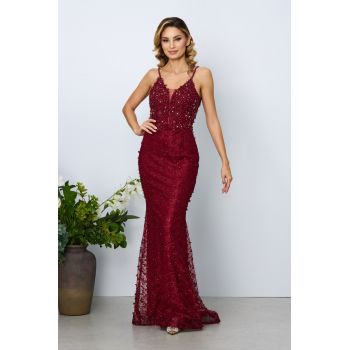 Rochie de ocazie Sirenna Bordo
