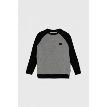 Vans bluza copii BY CORE BASIC culoarea negru, melanj, VN000JBJ4ZY1