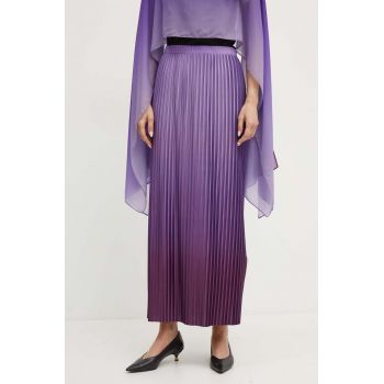 MAX&Co. fusta culoarea violet, maxi, evazati, 2426776031200