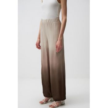 Pantaloni ampli cu model tie-dye