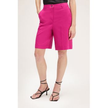 Pantaloni scurti din amestec de in