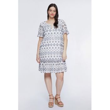 Rochie mini cu croiala in A