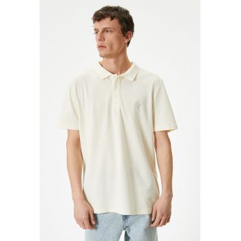 Tricou polo din material pique