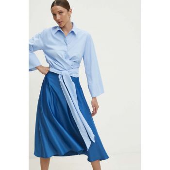 Answear Lab fusta midi, evazati