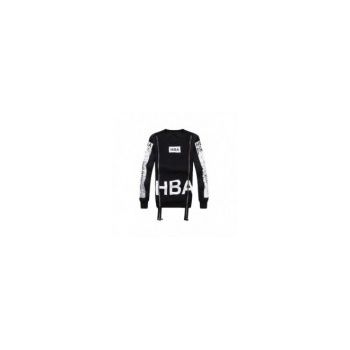 Bluza Dama, Zamo, HBA XRAY, Hoodie, Lunga, Model Schelet Radiografie, cu Fermoare Laterale, Culoare Neagra, Marimea L