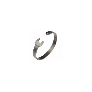 Bratara Barbati, Zamo®, Wrench Silver Bangle, Model Cheie Mecanica, Material Inox, Argintie