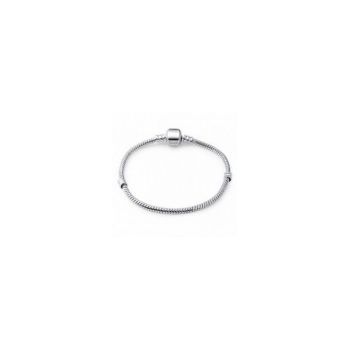 Bratara Unisex, Zamo®, PNDR Bangle Chain, Material Impletit Inoxidabil, Argintie