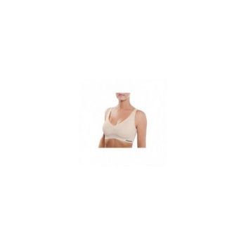Bustiera Modelatoare, Marie, Fara Sarma, cu Push Up, Culoare Bej, Marime M, Cupa 80
