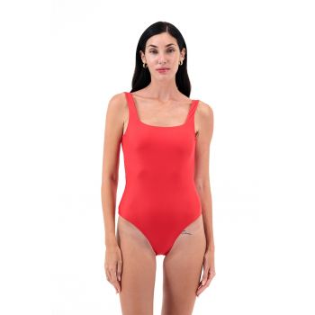Costum de baie intreg cu model uni