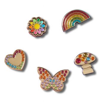Jibbitz Crocs Rainbow Elevated Festival 5 Pack