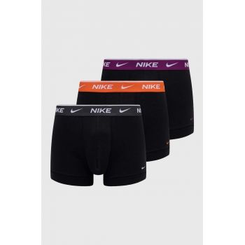 Nike boxeri 3-pack barbati, culoarea negru