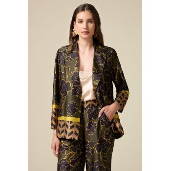 Sacou cu model floral