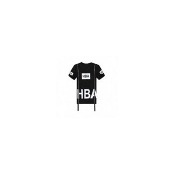 Tricou Dama, Zamo®, HBA XRAY, cu Imprimeu Schelet Radiografie, Model Lung cu Fermoare, Negru, Marimea L ieftin