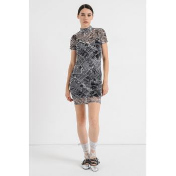 Rochie bodycon cu imprimeu