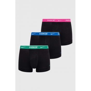 Nike boxeri 3-pack barbati, culoarea negru
