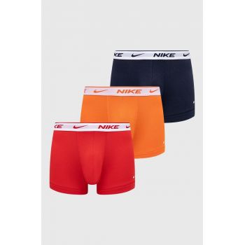 Nike boxeri 3-pack barbati, culoarea rosu