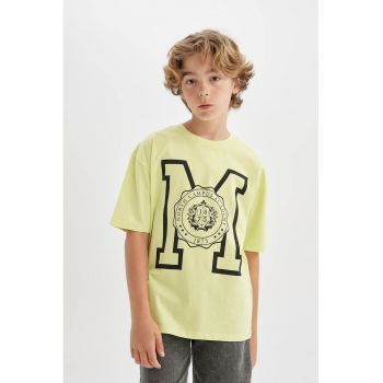 Tricou lejer cu maneci cazute